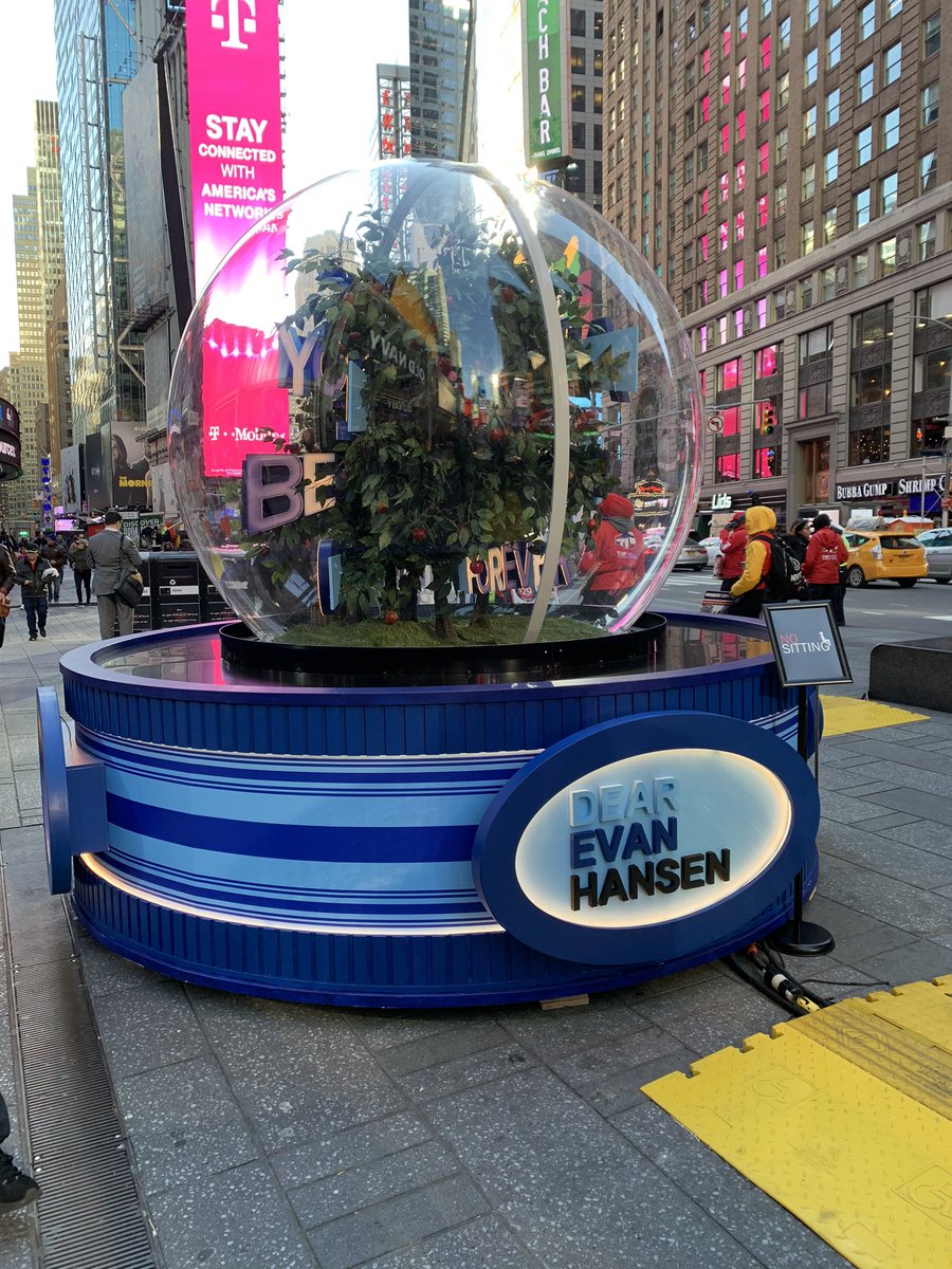 Holiday season in Time Square ...the  “ Show Globes “ are extraordinary #showglobes