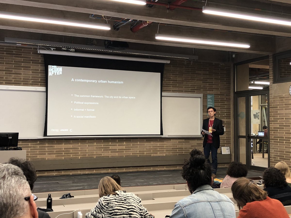 danutevysh's tweet photo. Paper Presentations: We’ve just started! Omar Campos on the city and its urban space 🌃 https://t.co/mvQWQWV2aA