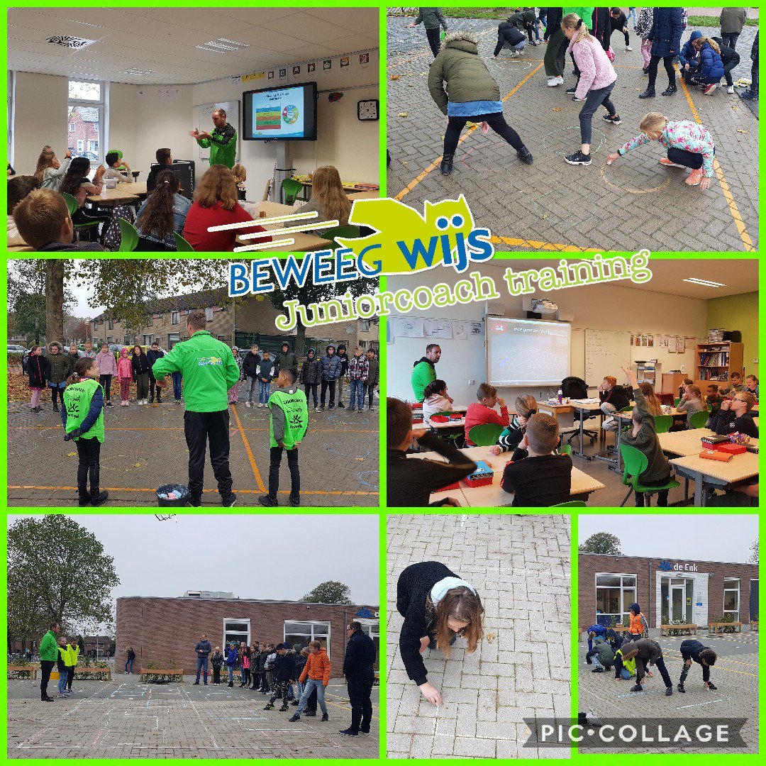 Vandaag een leerzame #juniorcoachtraining voor leerlingen gr 7-8 #cbsdeenk en gr 6 <a href="/cbsdetriangel/">CBS 'de Triangel'</a> door <a href="/Michel_BW/">Michel Beweeg Wijs</a> bedankt! Kinderen leren om Juniorcoach te zijn #plezier #bewegen
