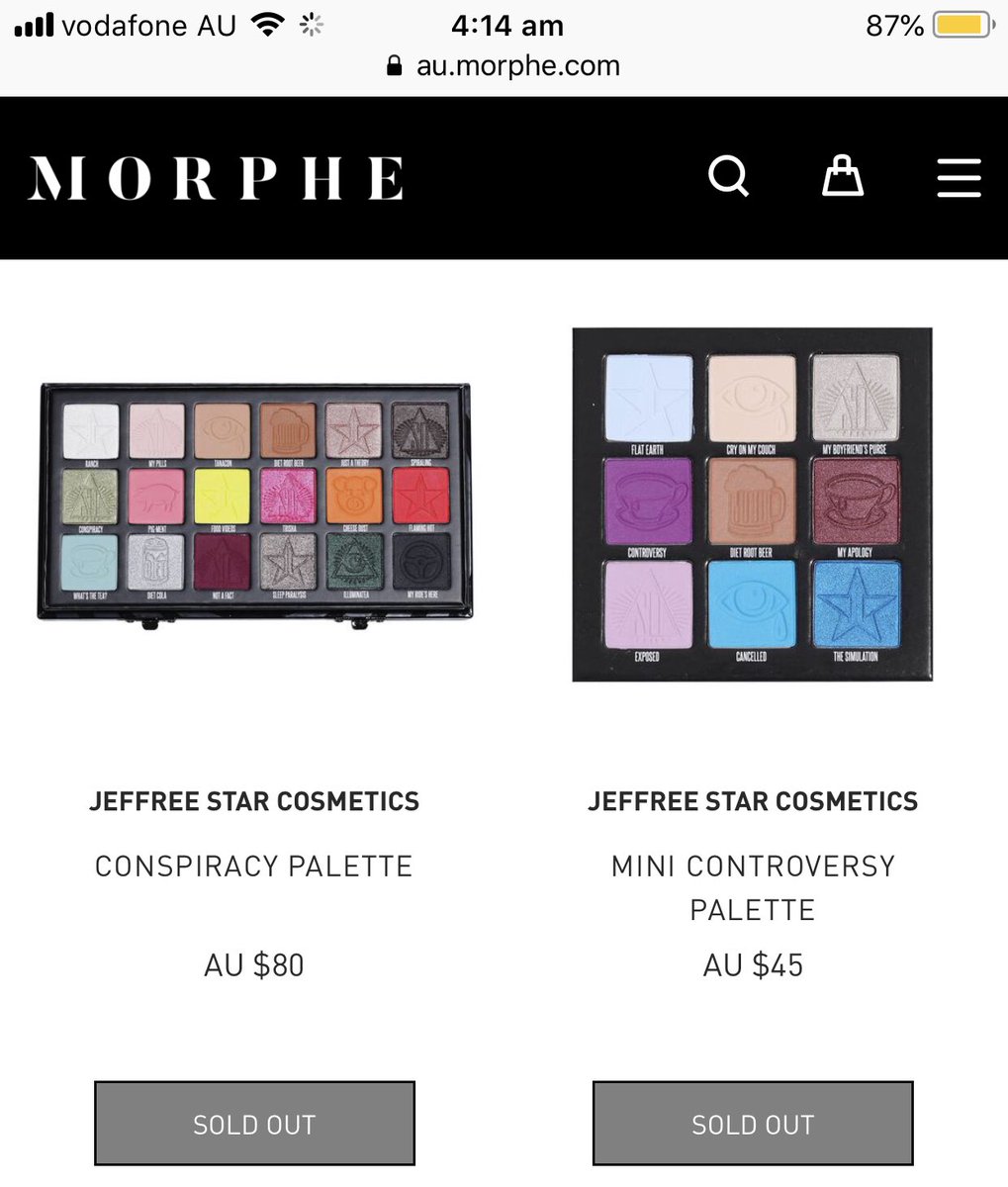 helloWonwoo's tweet photo. @JeffreeStar x @shanedawson #ConspiracyPalette 🥺🥺 SOLD OUT WOW (also peep that Timezone) https://t.co/rfOEd9wVQj