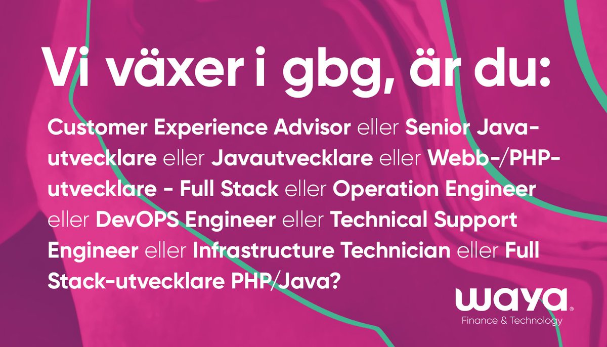 Waya Finance & Technology AB tweet media
