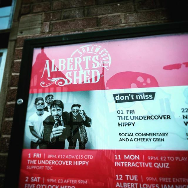 billyrowanmusic's tweet photo. Tonight!! Advance tickets sold out! Very limited number of tickets held back for the door, get here early if you want one! Gonna be a big one! 🔥🔥 #soldoutshow #shrewsbury #undercoverhippy #protestsongs #ukreggae #billyrowan #ukhiphop https://t.co/XcJoFmUkO7 https://t.co/HQ0EfRIUWY