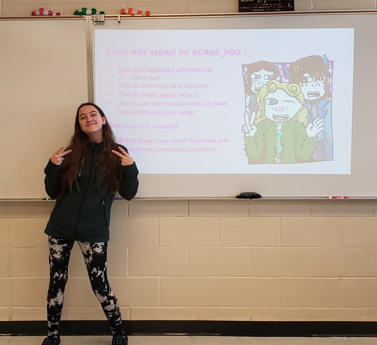 GoWHS_LShogren's tweet photo. #H3P4 put a ton of time and effort into their passion projects. #crushedit #GeniusHour #fictionalworlds #Qlearning https://t.co/Uqbxmeac5Z