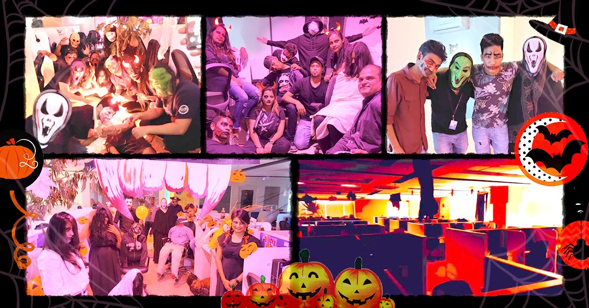 RangTweets's tweet photo. When it comes to team celebration, Rang Technologies had a fang-tastic good time celebrating Halloween yesterday!!!
#Rangtechnologies #teamcelebration #Halloween #happyhalloween https://t.co/3QmiK88WsO