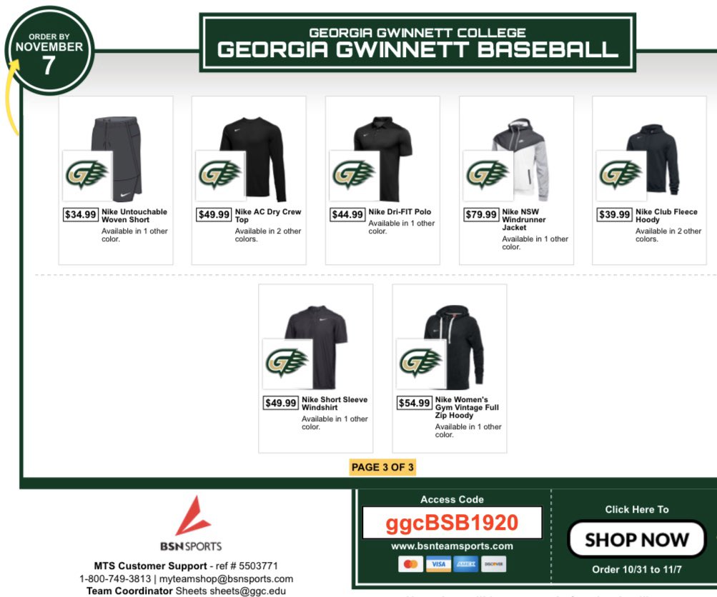 GGC Baseball tweet media
