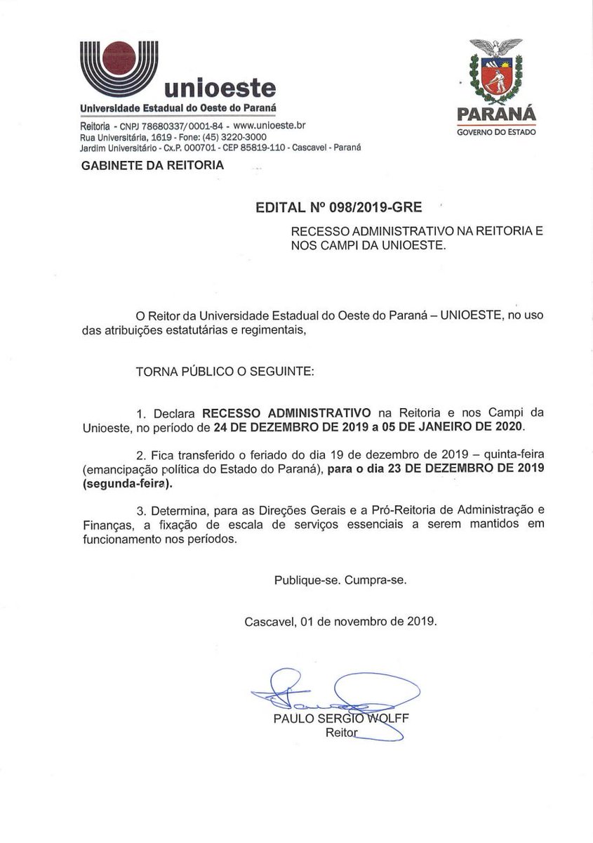 CCSAFoz's tweet photo. Recesso Administrativo final de ano https://t.co/0G2OUG9DBP https://t.co/OWaQmjT1Uy