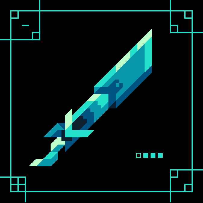 _artipo's tweet photo. @MStrunter @Pixel_Dailies Hi, i wanted to practice some ascii art and you sword was the first drawing on my page on twitter.
Here's you sword in some kind of ascii style (used #REXPaint) https://t.co/Yl6GlyEA5m