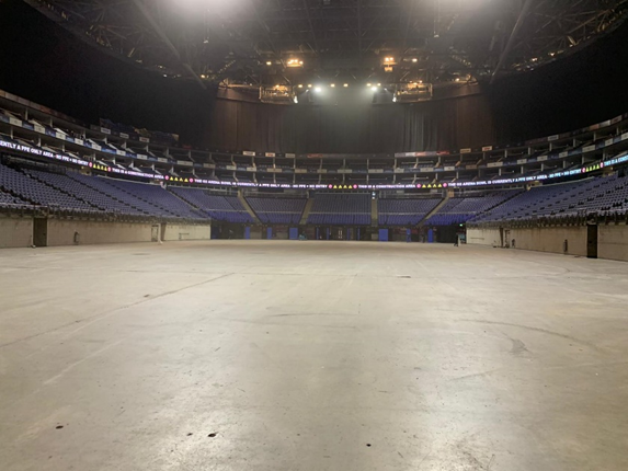 UPS_UK's tweet photo. After only a matter of days, the dust has settled on 
@RugbyXOfficial ’s takeover of the O2. As official logistics partner, #UPS helped to move all of the pitch materials in a matter of hours, ensuring the event went off without a hitch. Thanks for letting us be part of the ride! https://t.co/CwsniXT9XB