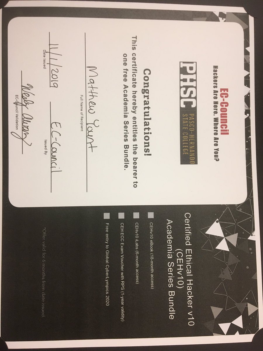 realJearl's tweet photo. @NCT_Admin NCTHS WINS THE HACKATHON!! With a finish time of 53 minutes and a score of 89% Matt Y takes the 1st place title vs. high school and college competitors! (P.S. he’s a freshman🙌🙌 @HernandoSchools @hcsdsuper @PHSCedu @ECCOUNCIL @EducationFL https://t.co/JIXzyUfZ3w