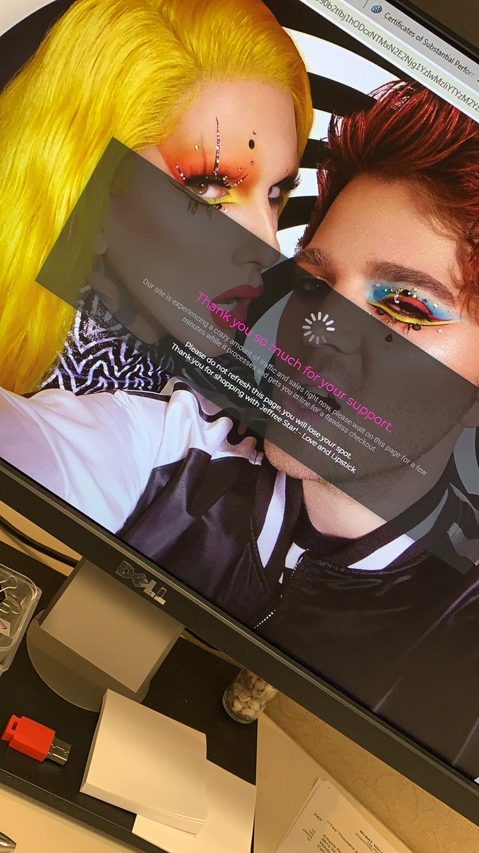 msdumouchel's tweet photo. this massive website crash is going to be so good for the next episode of their series! 😂 #ShaneDawsonXJeffreeStar https://t.co/C2JczNurfW
