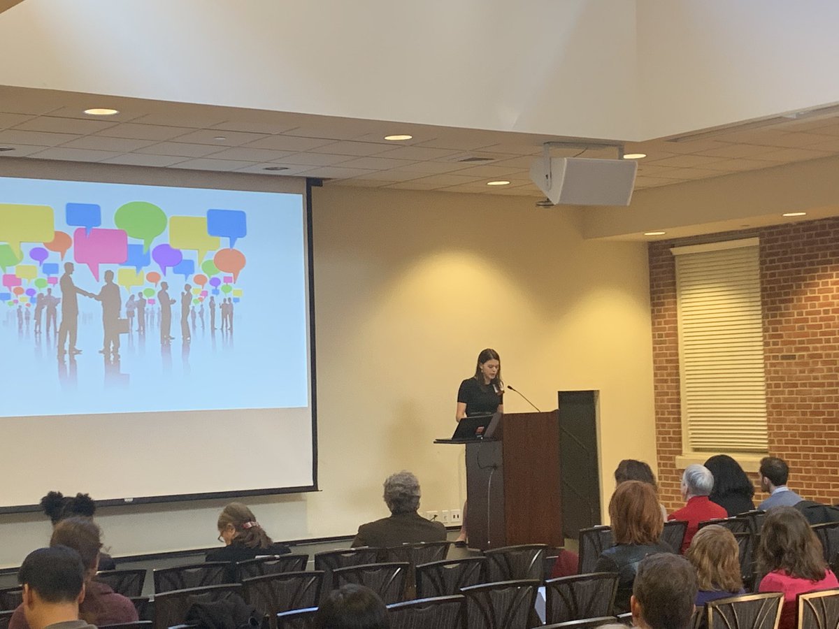 aglawpaul's tweet photo. Taryn Devereux discussing her success as a @UMDPTK in @UMdExtension @UMD_WIA and #AREC #professionaltrack https://t.co/bkppW1sFOO