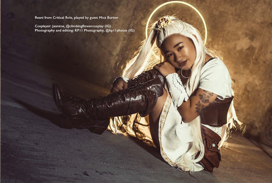 climbingflower's tweet photo. Very excited to be in @CosplayRealmMag’s Fantasy issue alongside other awesome cosplayers! ✨ it is out today!
📸 @KP11Photos 
@MicaBurton 
#cosplayrealmmagazine #dnd #reanicosplay #themightynein #cosplaymagazine #dndcosplay #criticalrole #cosplayerofcolor https://t.co/2WEpnyR5pJ