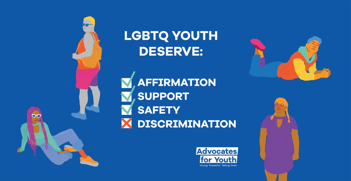 AdvocatesTweets's tweet photo. The Trump Administration is attacking LGBTQ youth AGAIN, allowing shelters, foster care providers, drug prevention programs, and HIV &amp; STI treatment programs to discriminate against them.

That's not "religious freedom." That's oppression, discrimination, and harm! https://t.co/iJlwu9pYSr