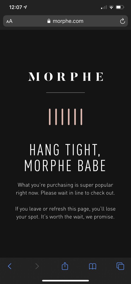 semassey14's tweet photo. @JeffreeStar site went down but I had to have the pallet so I hopped over to  @MorpheBrushes  and I am waiting for  my spot to check out! Congrats @shanedawson and @JeffreeStar https://t.co/E7izveGHIB