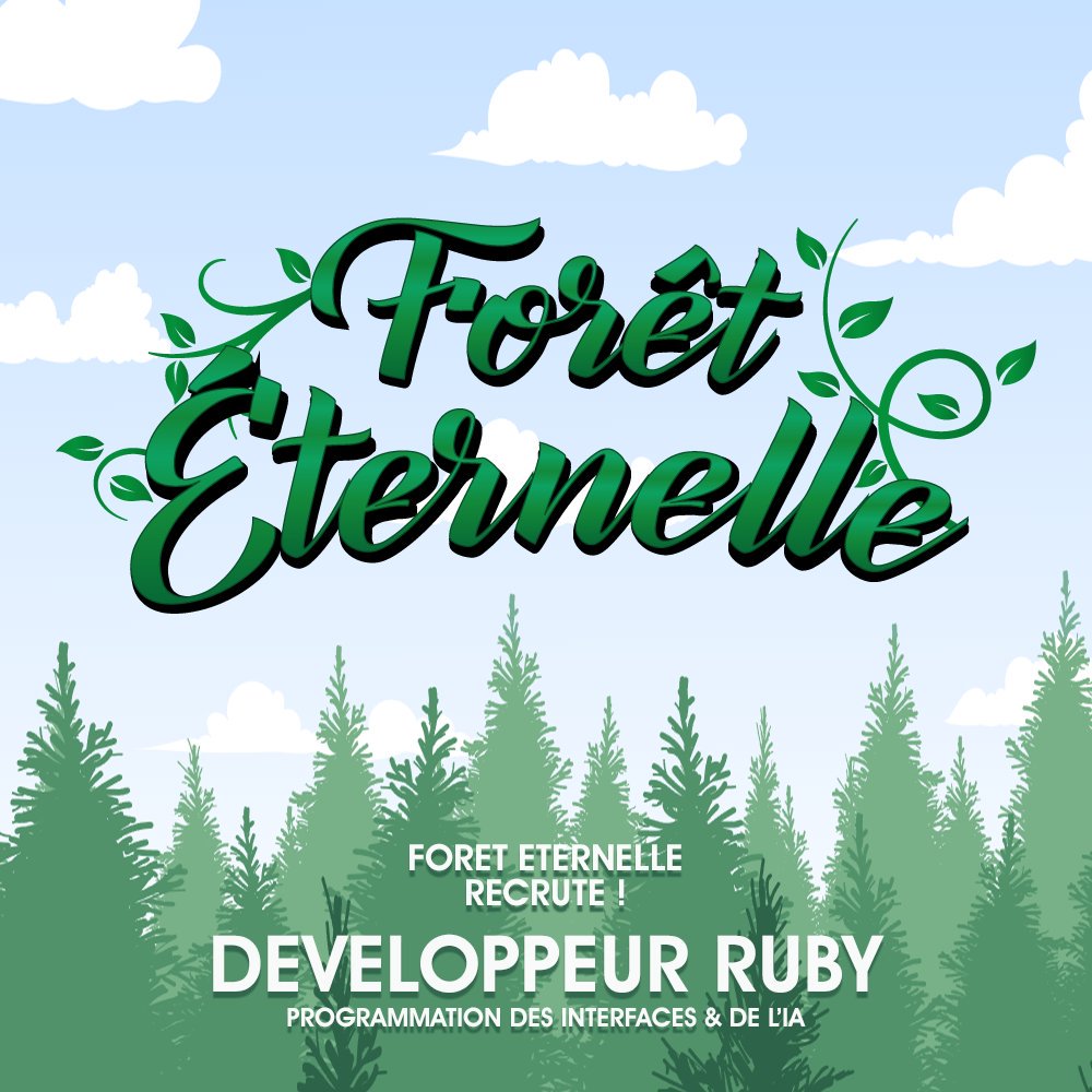 ForetEternelle's tweet image. Hey les Topdresseurs !
On cherche un Développeur Ruby pour Forêt Éternelle. Programmation des interfaces, corrections de bugs, amélioration du moteur. Si ça t'intéresse ou qu'un.e de tes ami.e.s pourrait l'être, RT ! 🔃
#ruby #programming #rubydevs #fangame #pokemon #gamedev