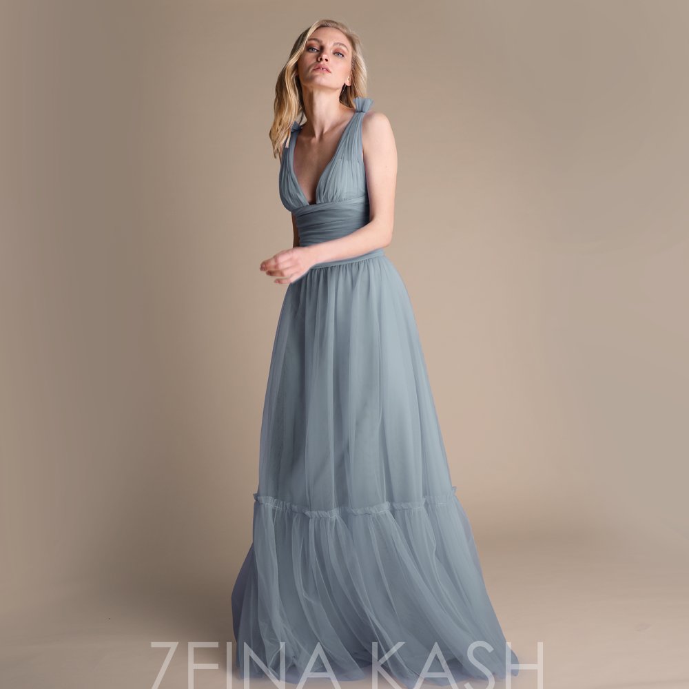 ZeinaKash's tweet photo. Slay in a blue shade of grey dress for your formal occasion. Other colors are available too.
#ZeinaKash #ReadytoWear #EveningCollection https://t.co/3BlUkftlKJ
