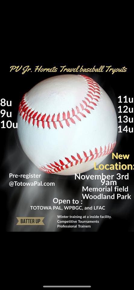 WPBGClub's tweet photo. Travel Baseball Tryous, Sunday at Memorial beginning at 9am! ⚾️⚾️ https://t.co/gPssYe4e4v