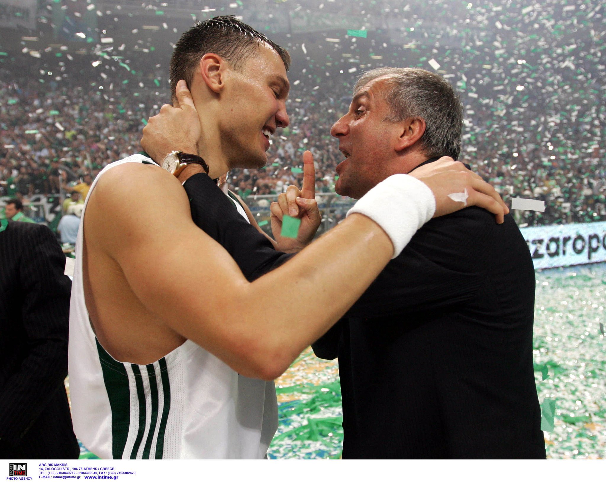 Zakkas on Twitter "Zeljko Obradovic Sarunas Jasikevicius