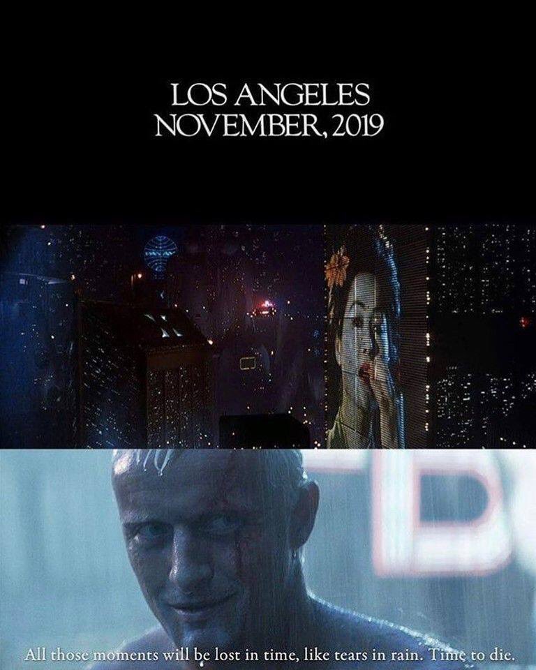 UncannyValleySF's tweet photo. Happy bladerunner day! https://t.co/aAzC0QqEww