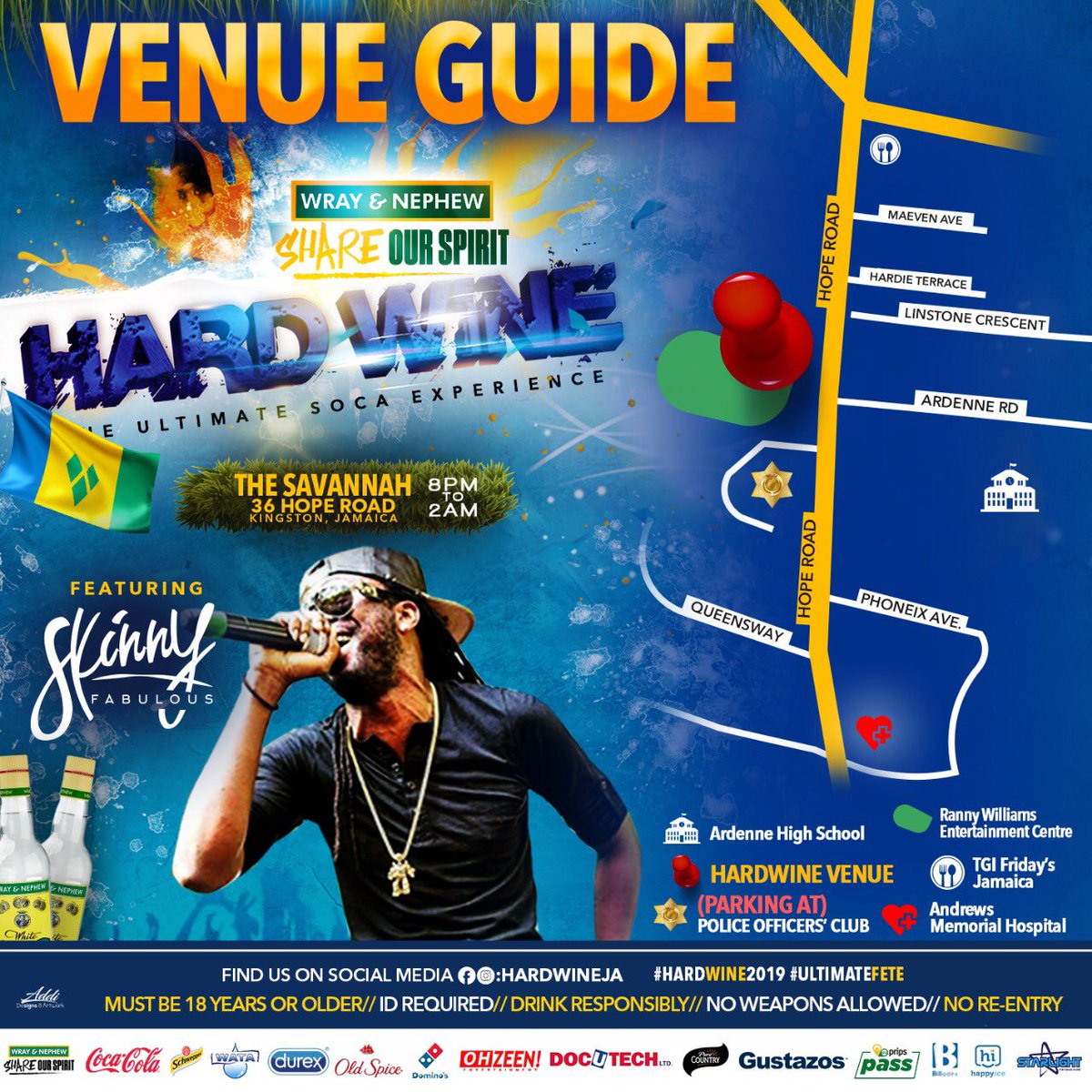 HARDWINEJA's tweet image. FAMALAY ARE YOU READY?

Meet us on the #SAVANNAH!!!!

The #UltimateFete @HardWineja is TODAY!!!!

 🎵When the lights go down🎵 and we on our #WorstBehaviour the #General @SkinnyFabulous 🤴🏾 takes the stage!

Come join the #Famalayy on the #Savannah

#HardWineNov1