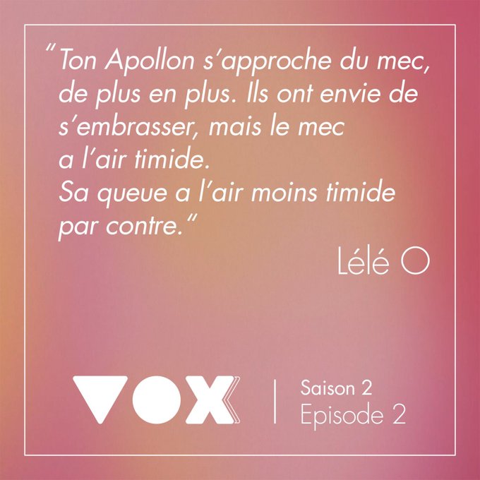 Apollon 🕺  &Eacute;pisode &eacute;crit et interpr&eacute;t&eacute; par @ohshititslele , r&eacute;alis&eacute;, mont&eacute; et mix&eacute; par Melia Roger, produit<a class="tags" target="_blank" title="On Twitter" href="/?out=eyJ0eXAiOiJKV1QiLCJhbGciOiJIUzUxMiJ9.eyJpYXQiOjE3MjQ3OTk1NjksImlzcyI6InR3cG9ybnN0YXJzLmNvbSIsIm5iZiI6MTcyNDc5OTU2OSwiZXhwIjoxNzU2MzM1NTY5LCJyZWRpcmVjdF91cmwiOiJodHRwczovL3R3aXR0ZXIuY29tL29oc2hpdGl0c2xlbGUifQ.55ilfnJ0eSB_2CT-kbTaN-Yo6wsB-f0ktGhbVftWWf1UTZs_p6S_nViPnIQ0rGXuyjPidEfuNzxG-JfxmpG0ug">@ohshititslele</a><a href="/tag/clitr%C3%A9volution"class="tags"><span>#clitr&eacute;volution</span></a>