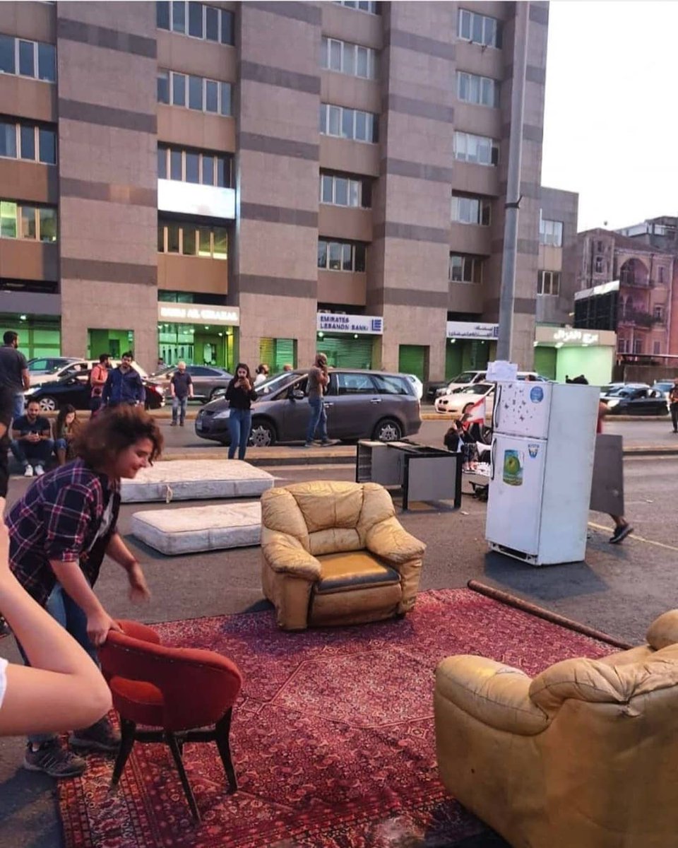 Perhaps the most peaceful protest ever... just move it!!