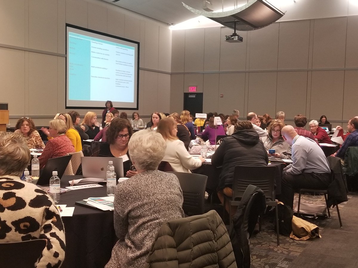 judith_monseur's tweet image. Hosted by @OCDBE, district teams get support from Dr. Jacqui Kearns &amp;amp; Dr. Judy Page from Univ of KY in identifying, selecting &amp;amp; using communication targets to provide classroom instruction to students with visual &amp;amp; hearing impairments. #communicativecompetence