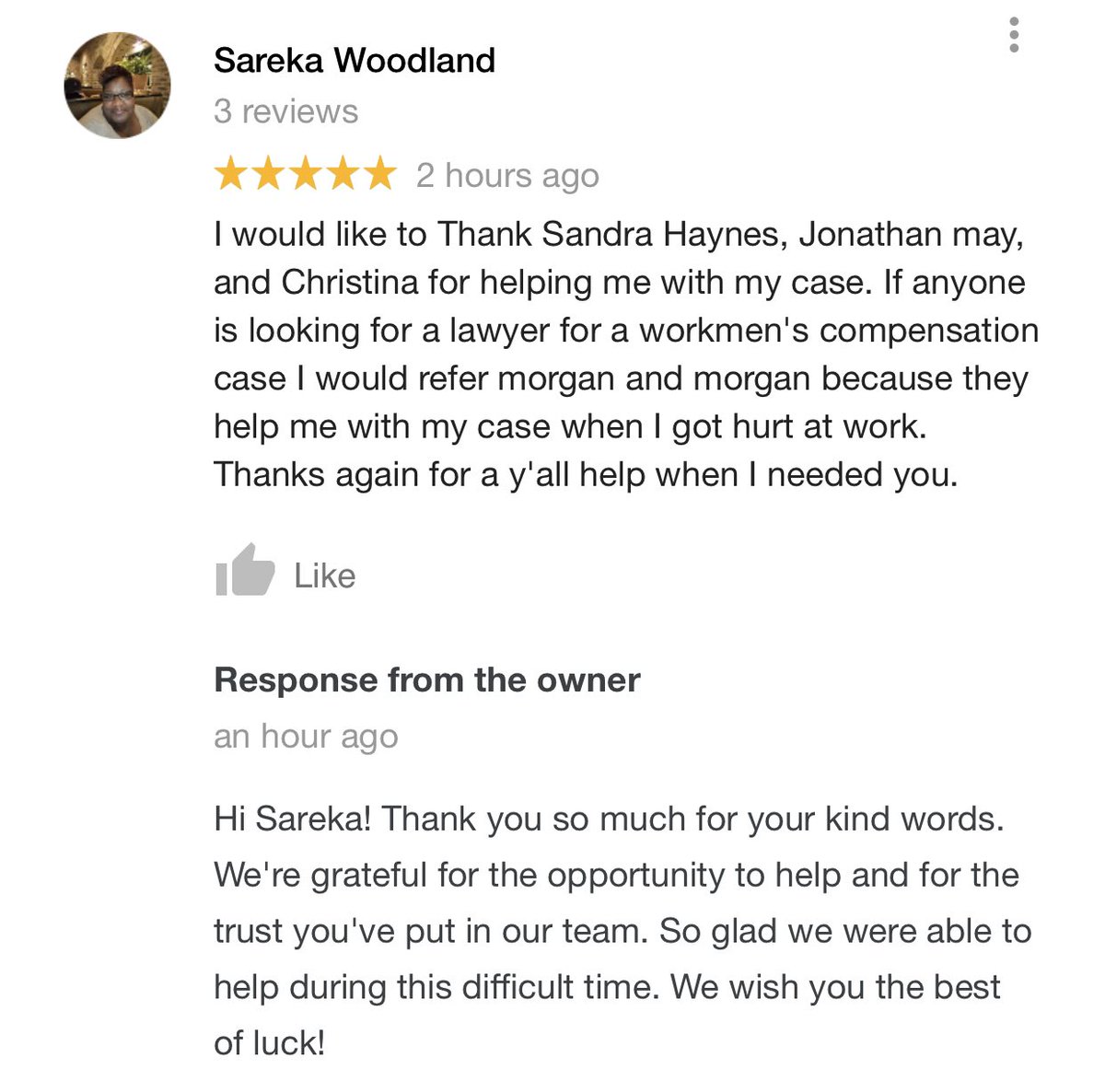 memphisworkcomp's tweet image. The work my team and I do is challenging &amp;amp; Tennessee’s workers compensation laws are terrible, but when you treat people with dignity &amp;amp; respect, and handle every case the right way, it is immensely rewarding work. Very proud to be fighting #forthepeople here in Memphis!