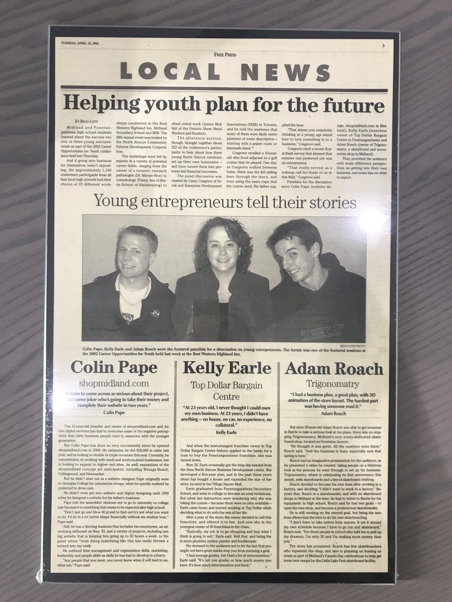 shopcity's tweet photo. Before https://t.co/TJLgCKVGRI, it all started with https://t.co/Z5L5eE55tH. #FlashbackFriday to this old news article from 2002 featuring our founder Colin Pape.
LEARN MORE: https://t.co/WIRkjN1E6x
#ShopCity #ShopCityNetwork #Network #JoinTheNetwork #BusinessOpportunity https://t.co/JfRblLKu7p