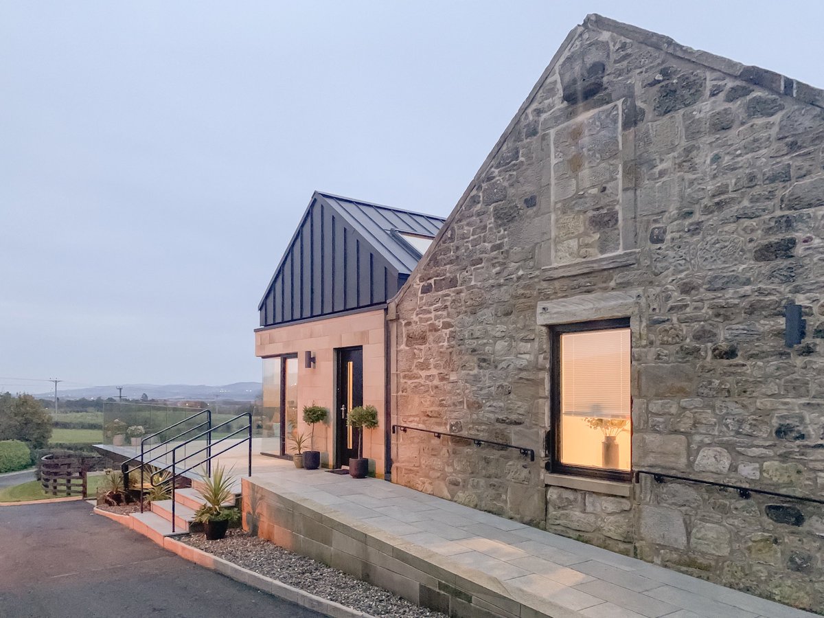 arm_architects's tweet photo. Project completion - contemporary extension to existing farm house in North Ayrshire #architecture #farmhouse #planting #cornerglass #infinityglass #design #contemporary #contrast #modern #northayrshire #lighting @nordan_uk @velux https://t.co/C1pBO9ZFMf