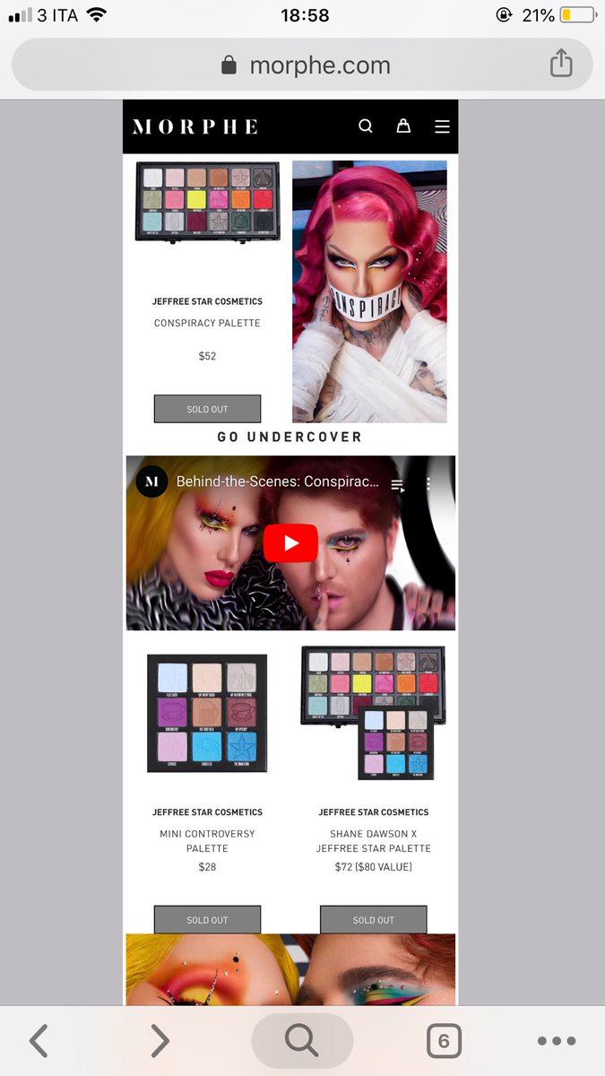 cherryg_89's tweet photo. @shanedawson 😫 morphe europe is. https://t.co/srUr4lOZXw