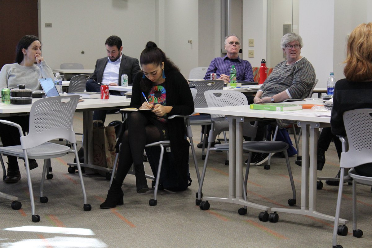 WMLibraries's tweet photo. Discussed textbook affordability during an OER workshop with faculty! #wmtextbookbroke @WMScholComm https://t.co/MbQjwf5kNP