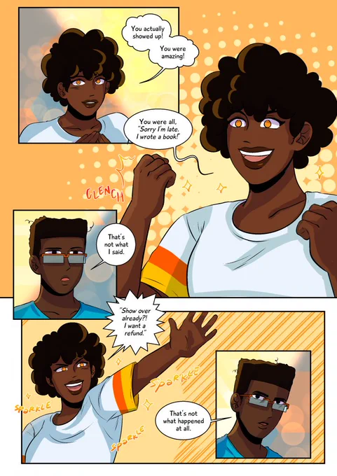 If you're not caught up with the comics, you'll have to read them for yourself, because Iris' description of events can be uh... a little shaky: https://t.co/oWa9zDjgc8 #comics #HappyNovember 