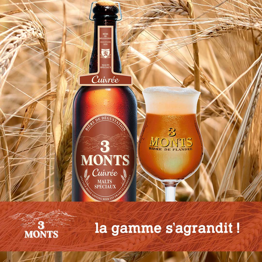 biere3monts's tweet photo. LA GAMME #3MONTS S'AGRANDIT. Nos #brasseurs sont fiers de vous annoncer la sortie de la 3 MONTS #Cuivrée 🛁 Le #brassin est en cours, infos sur sa disponibilité en rayon à suivre! Pour en savoir plus
https://t.co/Caf3YuaRby #brasseriefamiliale #bieredunord #amberale https://t.co/Tl1Dwc50Nw