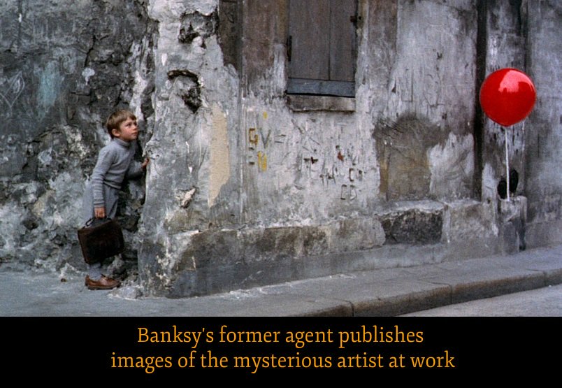 lampoonists's tweet photo. #Banksy as a young lad - Banksy's former agent and photographer has published images alleged to be of the mysterious artist at work: https://t.co/pW53ymyixO