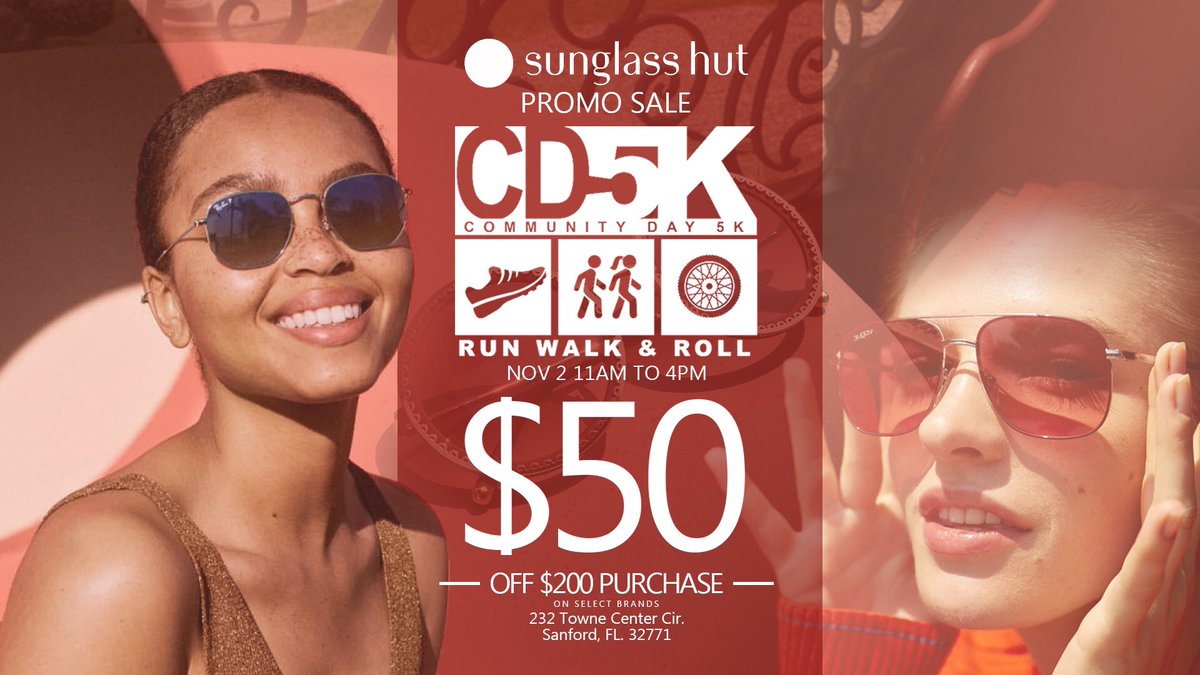 Don’t miss this opportunity to holiday shop, save and support a great cause! 😍

The 1️⃣ Day Promo Sale is Nov 2nd from 11A - 4P | Get $50 off when you sign up onsite for the #MidwayCD5K. 😎