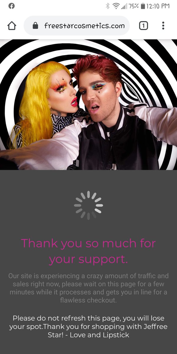 DeadX816's tweet photo. @shanedawson @JeffreeStar @AndrewSiwicki @Ryland_Adams Ahhh it kicked me outta line after almost an hr of this page https://t.co/xXVx94I4k8