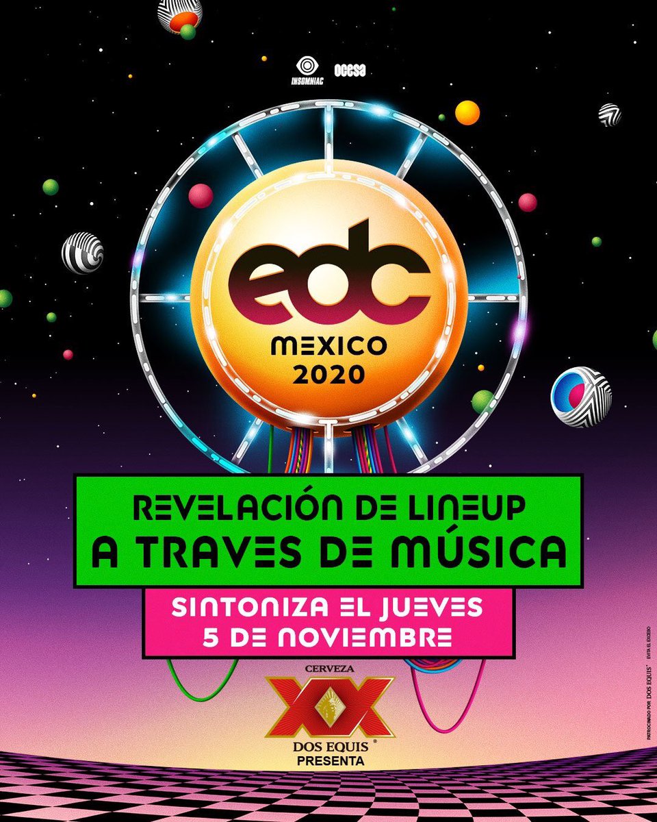 Worlddjs_'s tweet photo. Tenemos fecha de la revelación del Line Up de @EDC_MEXICO!! 🤩🥳

Escúchanos ESTE JUEVES 7 DE NOVIEMBRE por Facebook e Insomniac Radio para la revelación del line up más grande jamás creado de #EDCMéxico! ⚡️ https://t.co/VgntY06f6J