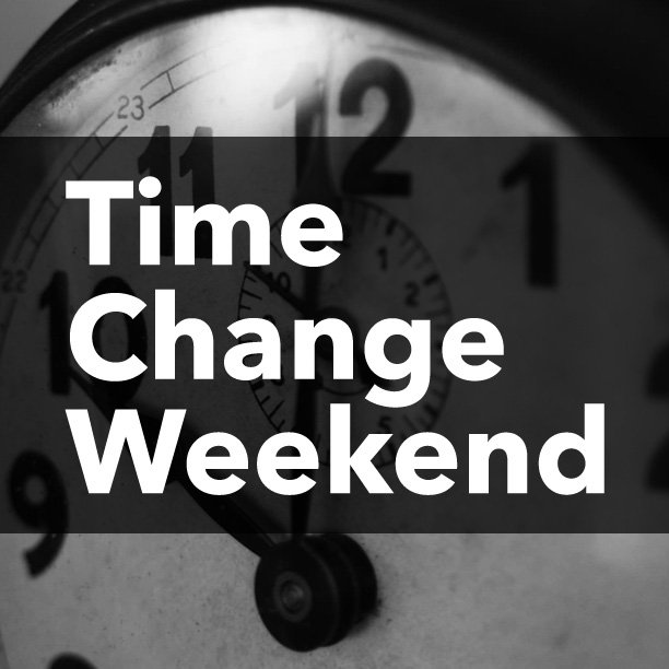 crossroads_abc's tweet photo. REMINDER: Daylight Savings is this weekend. We get an extra hour! Turn your clocks back on Saturday Night. https://t.co/1XR0RBSwoW