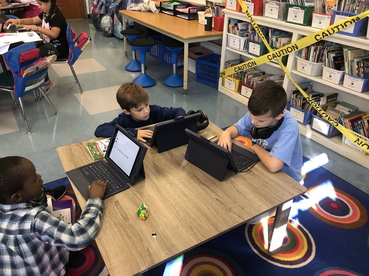 Answering the social studies question “Where are we?” by making posters, slideshows, and picture books.