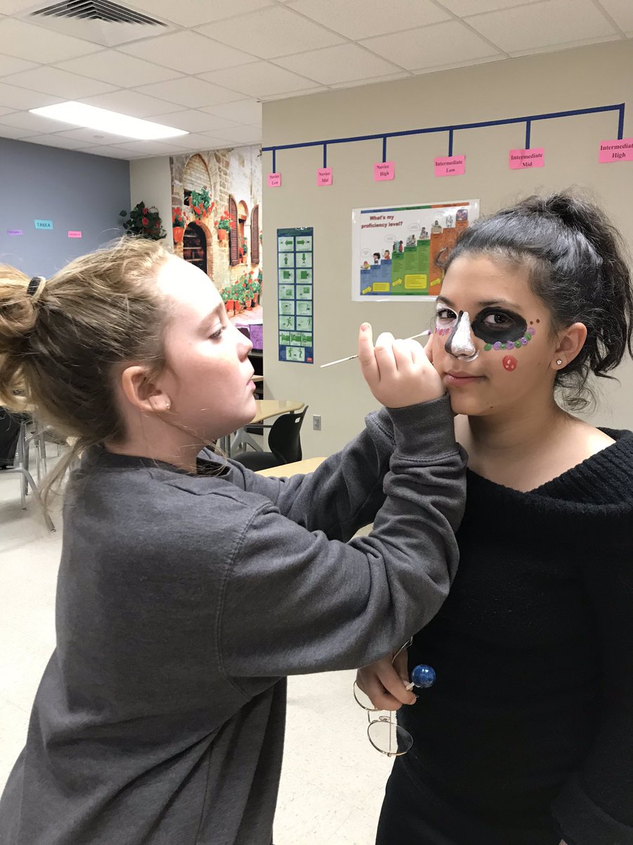 Charged Up <a href="/LeamanJH/">Leaman Junior High</a> for Dia de los Muertos - Day of the Dead 💀