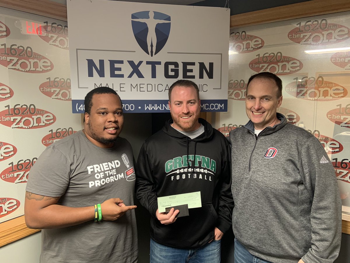 1620TheZone's tweet photo. 1st of the month was good to Kyle. Congrats on being our “4-Quarters Football Pick’em” winner! $1620 is yours plus, $25 gift card to Varsity Sports Café &amp; Roman Coin Pizza (@CafeVarsity) 💵💵💳 https://t.co/26t1l6p4N6
