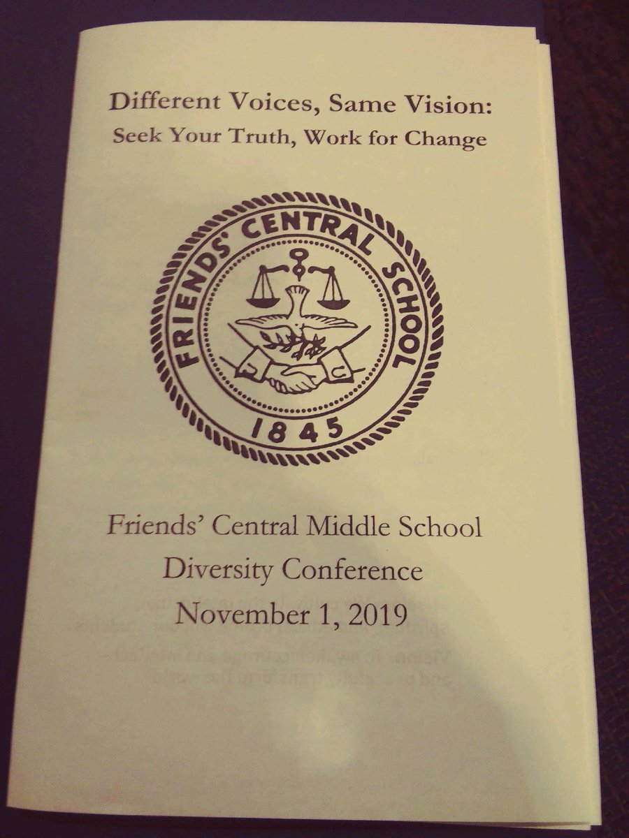 ea_middle's tweet image. Mr. Bailey spent the day with some our Middle Schoolers at the Middle School Diversity Conference at Friends Central! #differentvoices #samevision