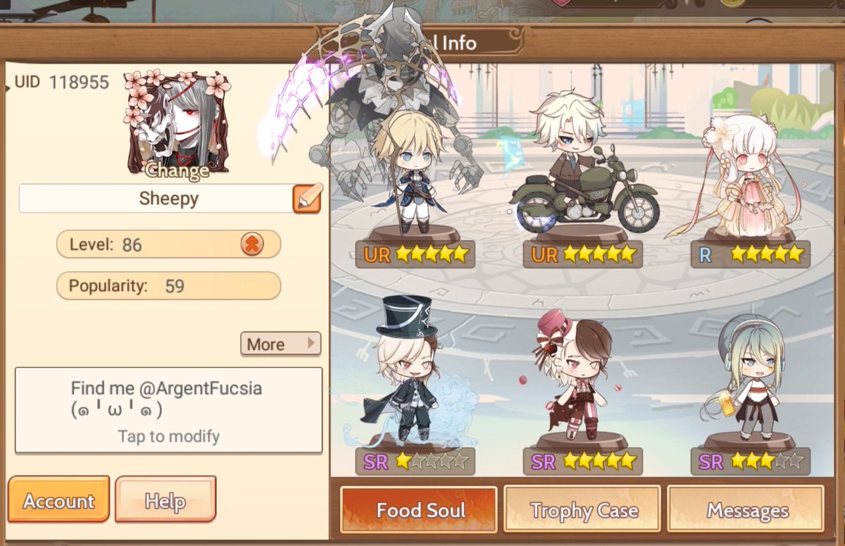 ArgentFucsia's tweet photo. This is me on Food Fantasy New Journey. Add me if you like (ฅ`ω´ฅ)
#FoodFantasy #ffnj https://t.co/8LKCIfBEO7
