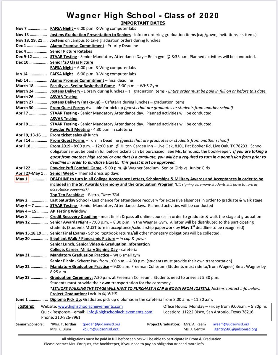 Seniors!!!! Class of 2020 save this photo!!!!!