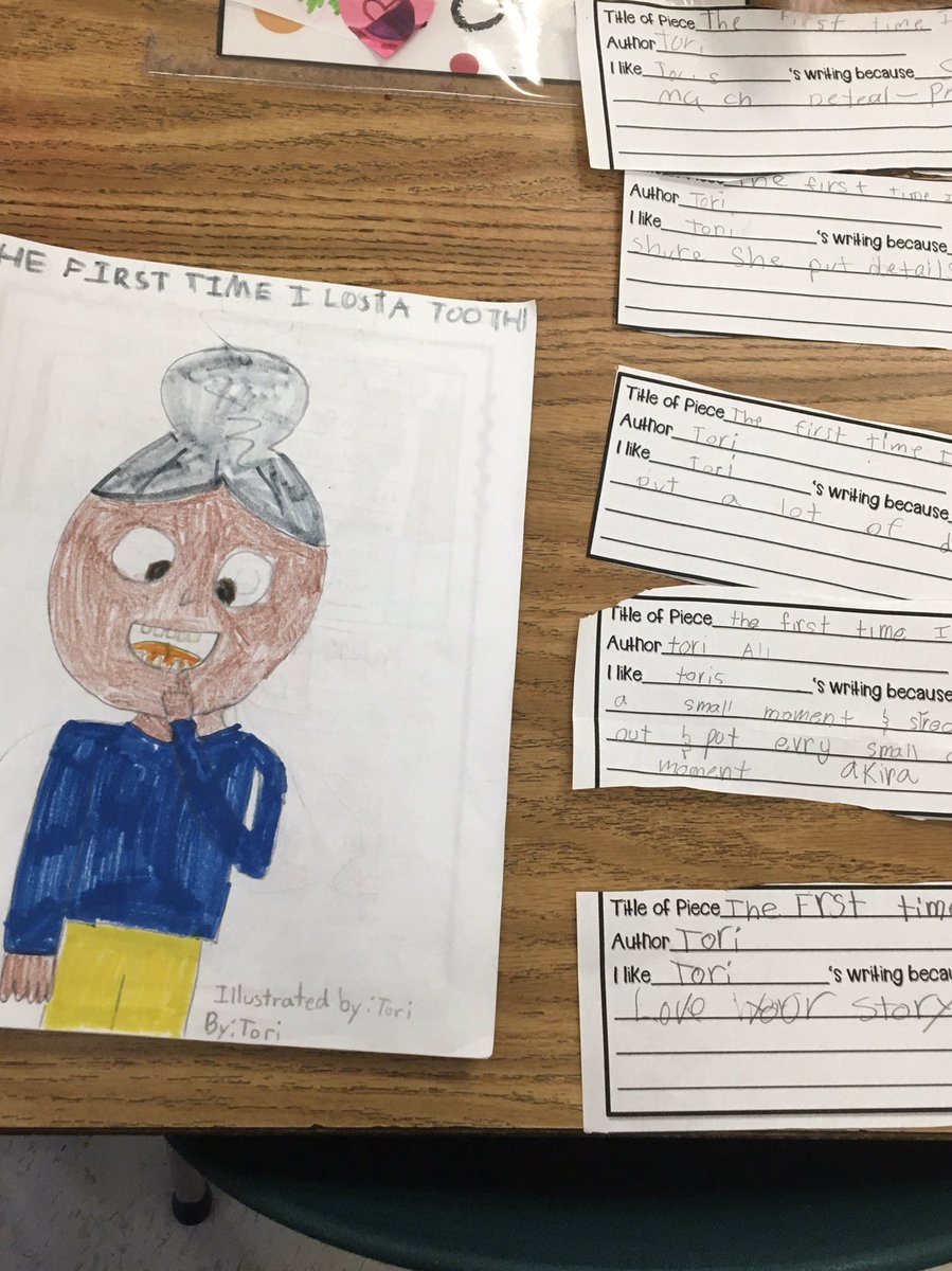 Ms. Chinn and Ms. Cabrera’s 3rd Grade authors celebrate their work and practice appreciating and commenting on writing! <a href="/ccberry16/">Christine Berry</a> @cwlatham <a href="/FCPSR3/">FCPS Region 3</a> <a href="/fcpsnews/">Fairfax Schools 🌟</a>
