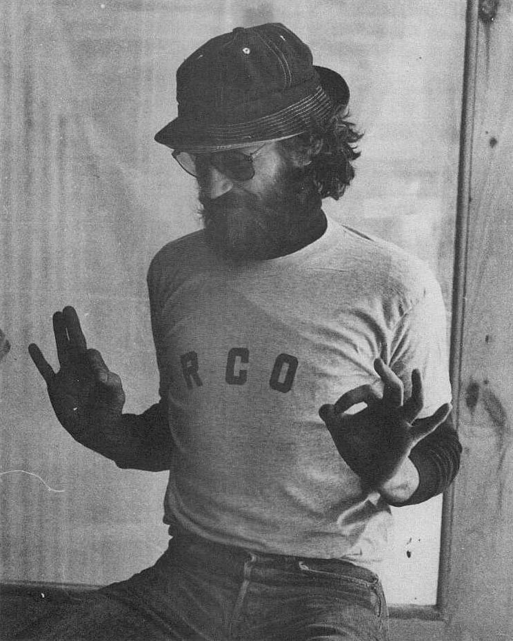 Levon Helm of The Band wearing an RCO All-Stars t-shirt. Level unlocked by  @mikelark!