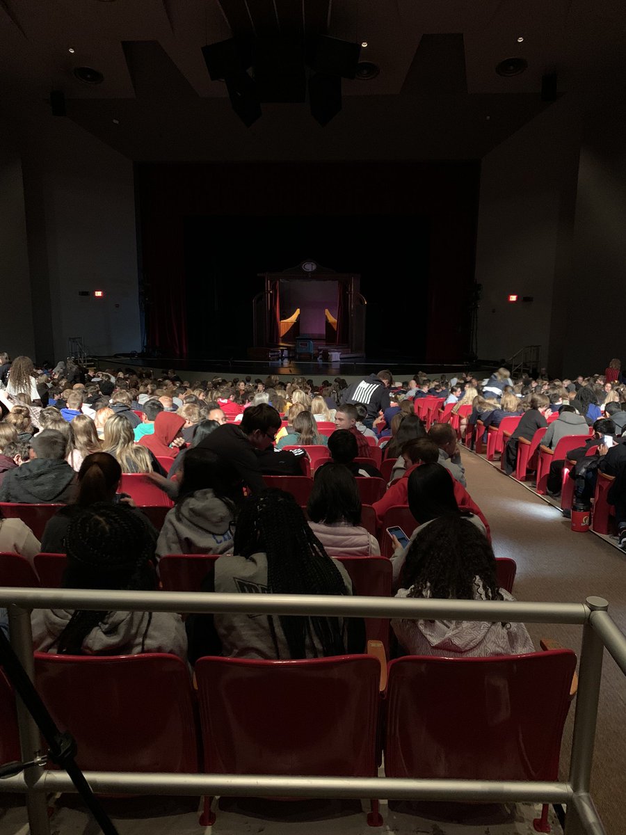 WillinghamKMS's tweet photo. Enjoyed a spooky day at the theater with the 8th graders! It’s so fun to watch the words on our pages come to life! @Killian_MS #killianmustangs https://t.co/FQ9mnI81zx