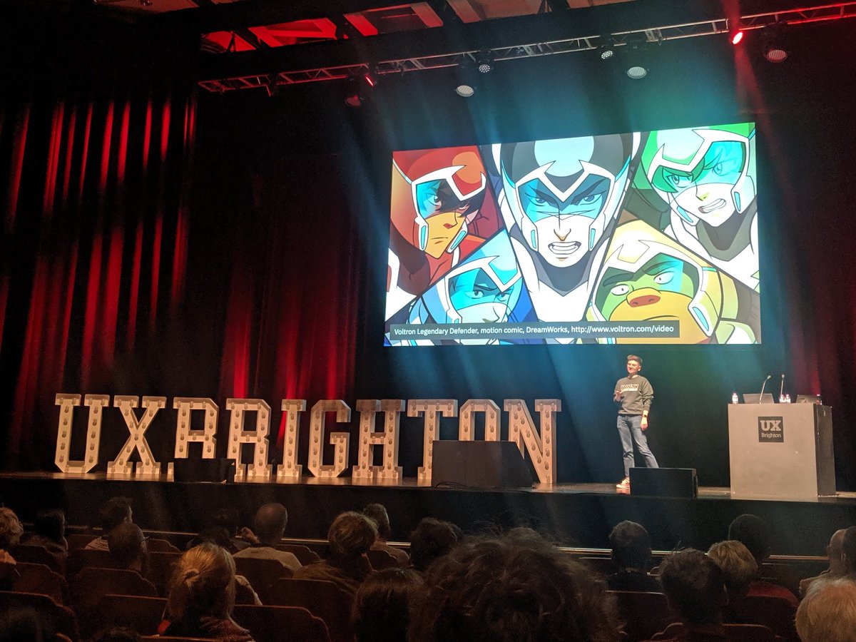 Had a lovely time at <a href="/UXbri/">UX Brighton</a> today. Obviously the highlight was seeing the mighty <a href="/thatnatbuckley/">Nat Buckley 🏳️‍⚧️</a> up on stage. They talked about how creating an environment of psychological safety in your team (which we work hard to do <a href="/bulbenergy/">Bulb</a>) will make you 𝕍σᒪⓉ𝔯๏η
#UXBrighton