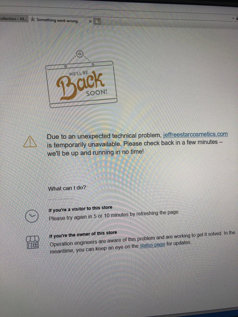 valeeforever34's tweet photo. I want to cry! Had the palette in my cart and pressed check out and got hit with this🤡 #ShaneDawsonXJeffreeStar #ShanexJeffree https://t.co/W2dYrGxRW7